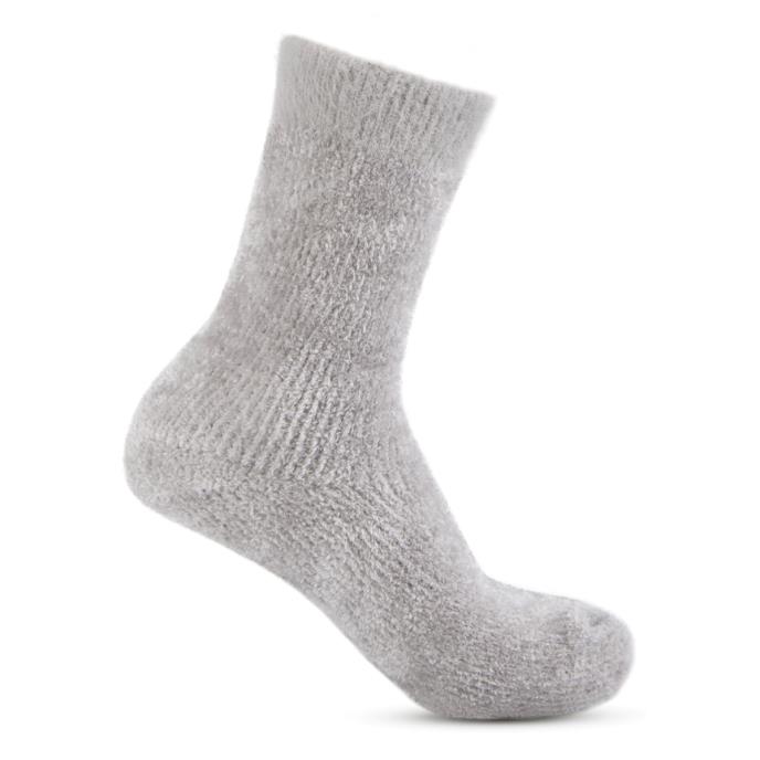 totes toasties® Ladies Chenille Supersoft Bed Socks (Twin Pack) Sage/Grey Extra Image 5